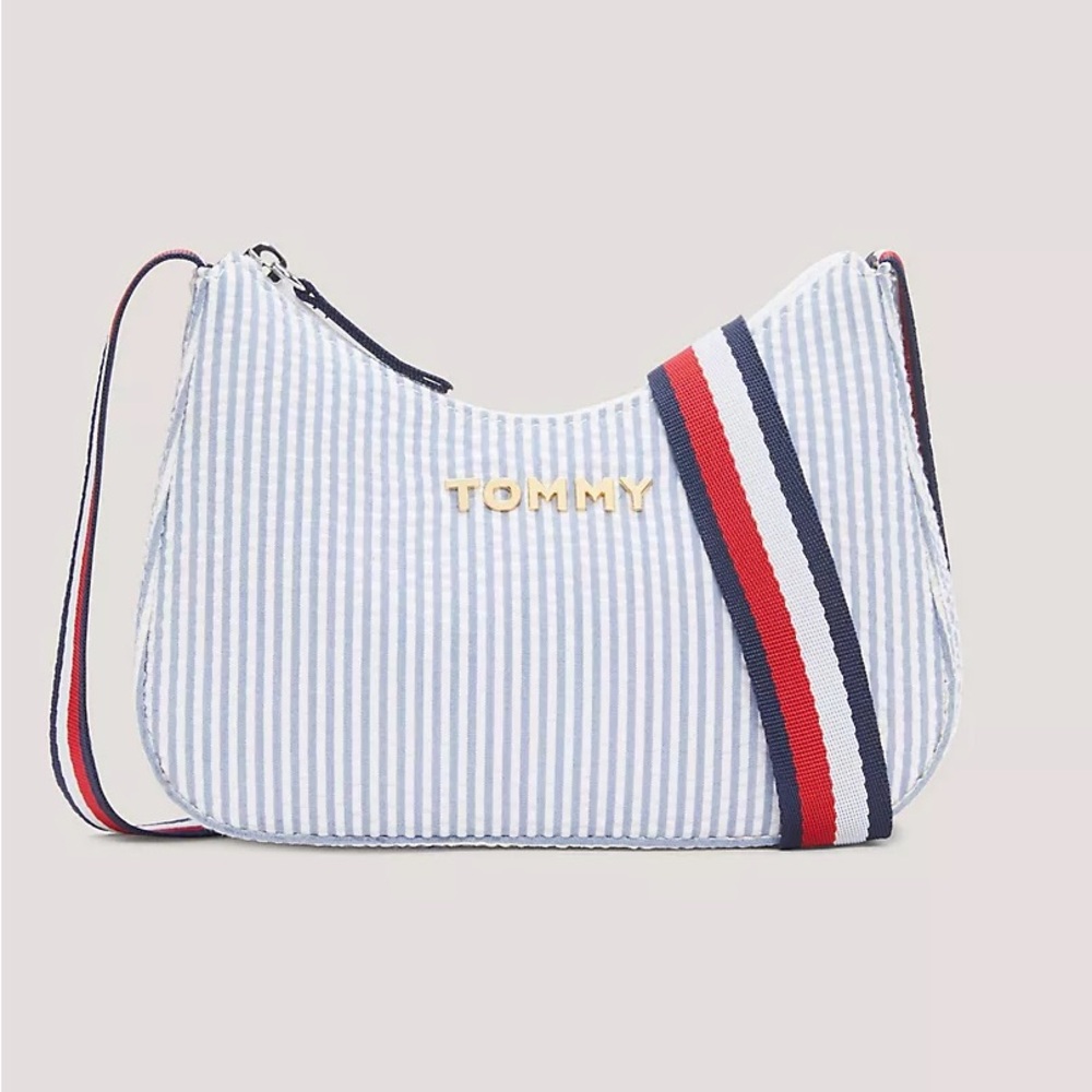 Tommy Hilfiger Kids' Seersucker Crossbody Bag